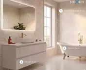 Modna łazienka z Mexen
