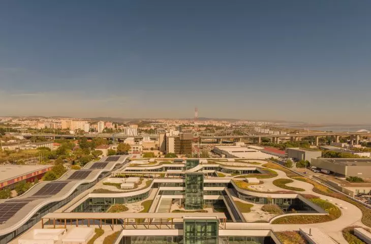 Oriente Green Campus in Lisbon, designed by KPF and S+A
