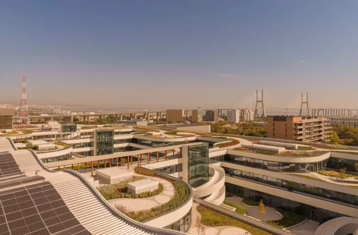 Oriente Green Campus in Lisbon, designed by KPF and S+A