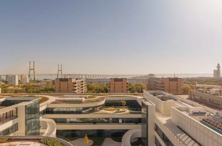 Oriente Green Campus in Lisbon, designed by KPF and S+A