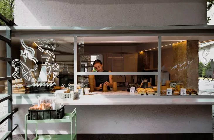 The space covers an area of just 5 square meters