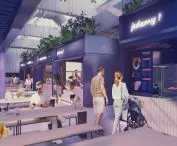 Linden Hall in Zablocie - food hall