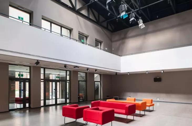 interior of the building