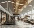 Wizualizacja koncepcyjna proponowanego projektu międzynarodowego lotniska Dulles
