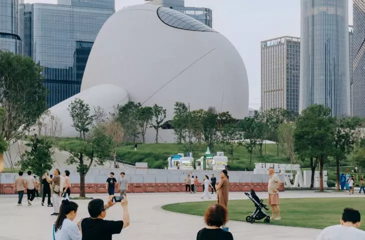 Shenzhen Bay Culture Square projektu MAD