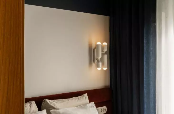 An apartment in the Wizjonerów housing development in Kraków, designed by KREPA design