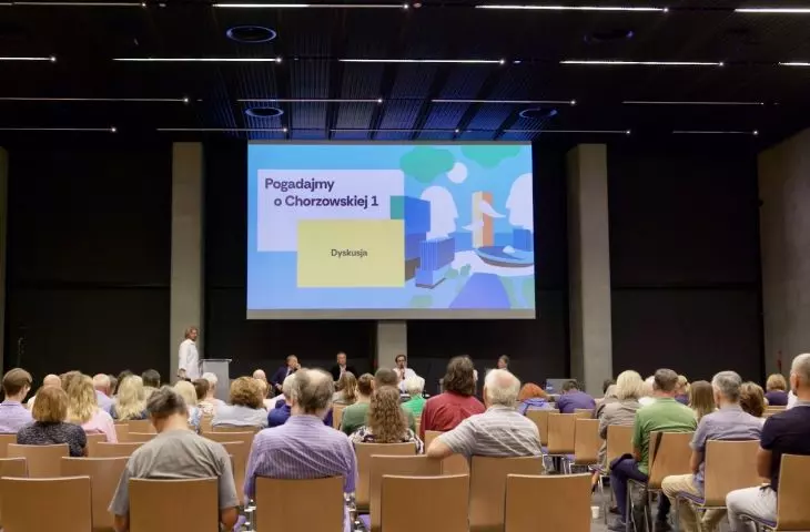 On August 20, 2026, a meeting titled “Let’s Talk About Chorzowska 1” was held at the International Congress Center in Katowice