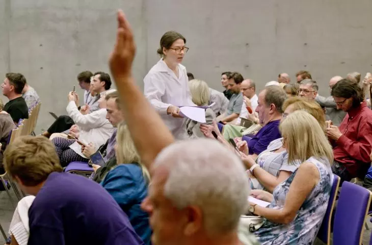 More than 100 people attended the 