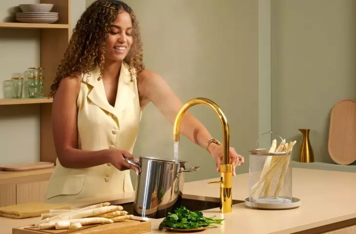 Kran Quooker Gold Fusion Round 