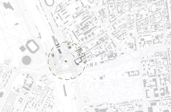 location on the map