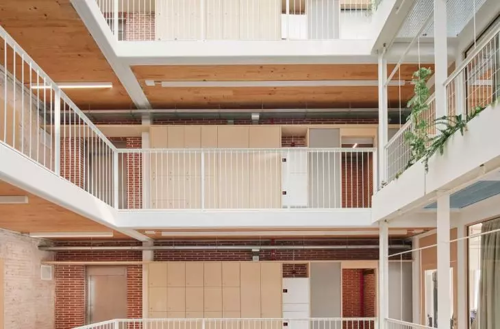 Sants Social Center in Barcelona, designed by Laos Arquitectura