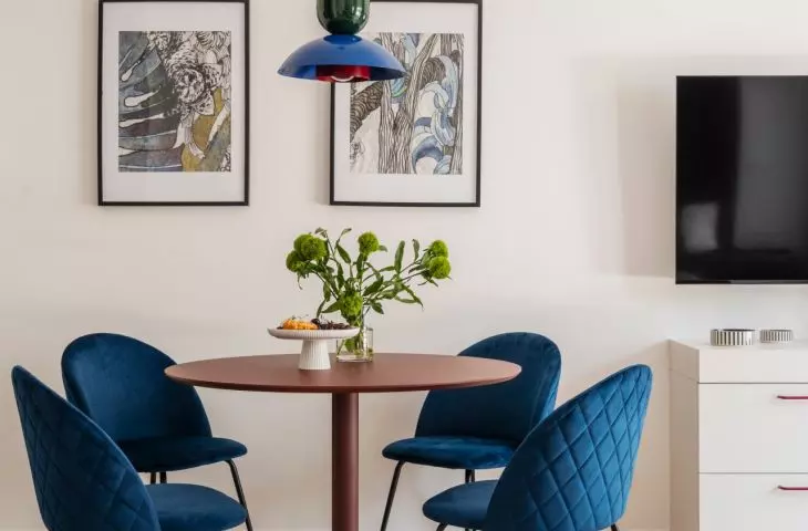 Ruby & Blue Apartment, designed by MGN