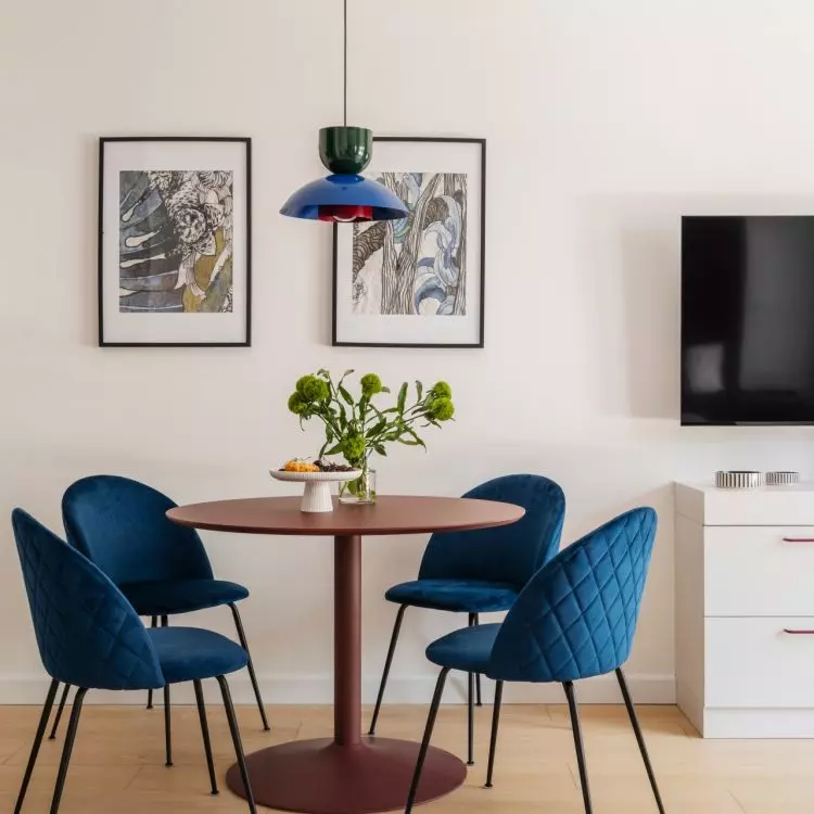 Ruby & Blue Apartment, designed by MGN