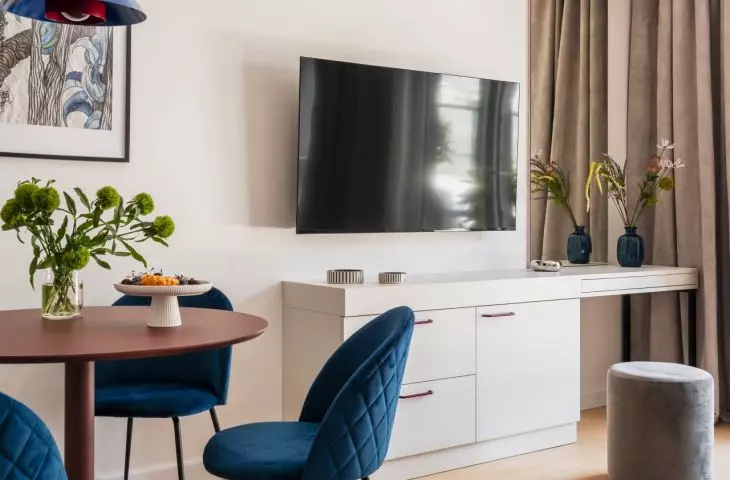 Ruby & Blue Apartment, designed by MGN