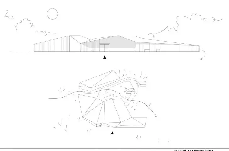 Elevation and axonometric projection