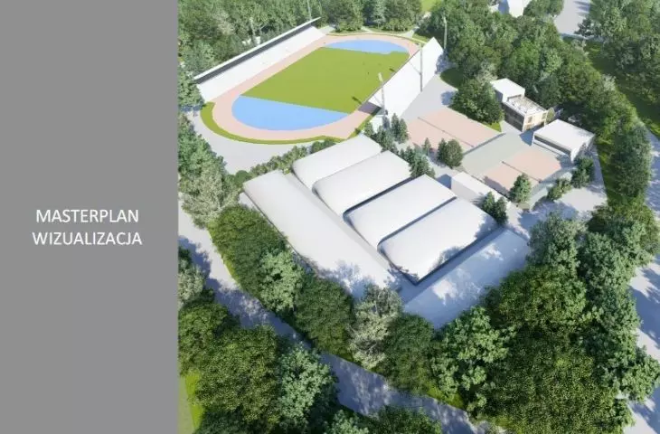 Sports facilities in Golęcin, Poznań — MPU “master plan”