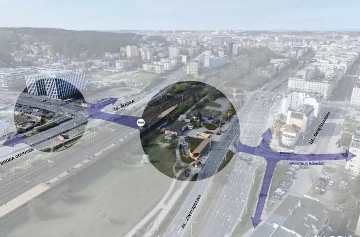 This is how the Gdynia St. Maximilian Hill interchange will change