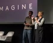 Dorota Sibińska and Jacek Debis during the 16th Architecture Weekend in Gdynia