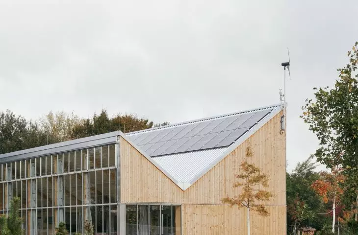 Klimapavillon w Schwerte projektu New Architekten i Jutta Albus Architektur