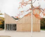 The Klimapavillon in Schwerte, designed by New Architekten and Jutta Albus Architektur