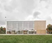Klimapavillon w Schwerte projektu New Architekten i Jutta Albus Architektur
