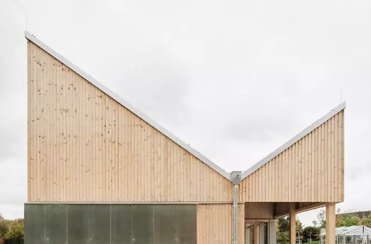 The Klimapavillon in Schwerte, designed by New Architekten and Jutta Albus Architektur