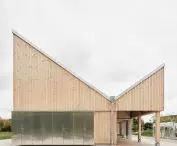 The Klimapavillon in Schwerte, designed by New Architekten and Jutta Albus Architektur