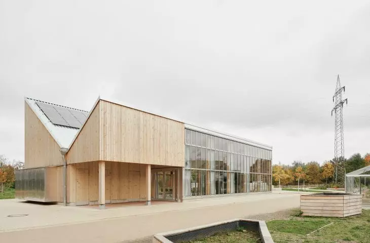 Klimapavillon w Schwerte projektu New Architekten i Jutta Albus Architektur