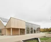 Klimapavillon w Schwerte projektu New Architekten i Jutta Albus Architektur