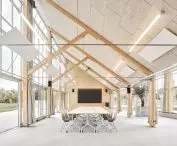 The Klimapavillon in Schwerte, designed by New Architekten and Jutta Albus Architektur