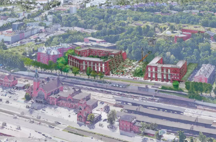 Concept for a New Development on the Site of the Gdańsk Bus Station 
