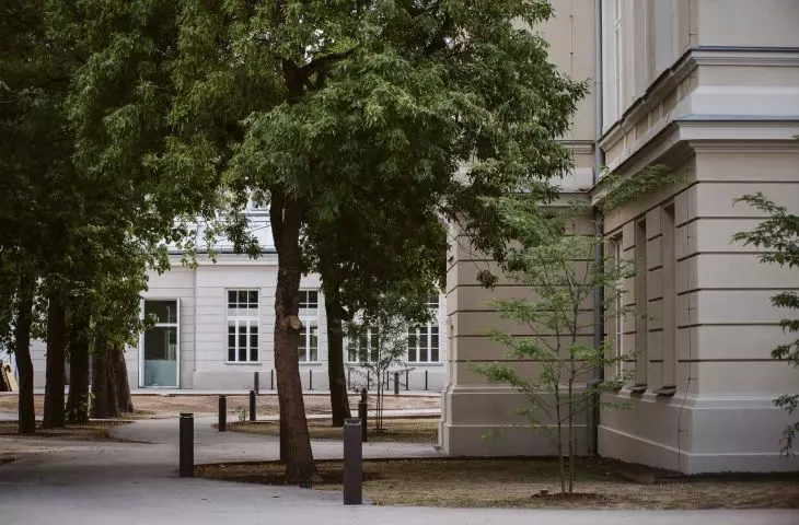 The first phase of construction of Sinfonia Varsovia's new headquarters