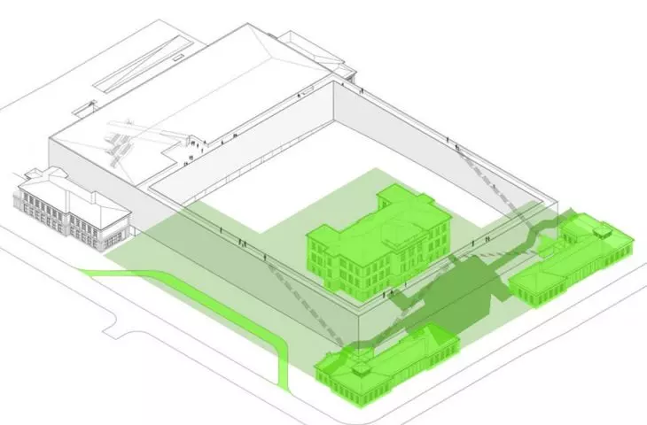 Floor plan of Sinfonia Varsovia's new headquarters