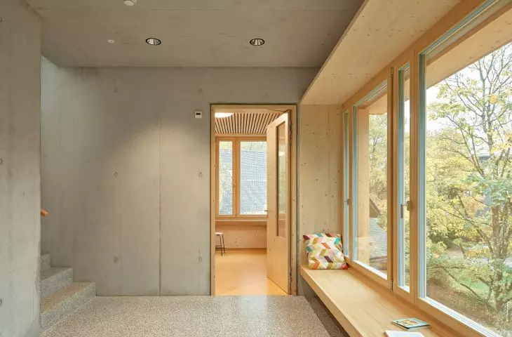 The new Bossard Schule building in Unterägeri, designed by Gut Deubelbeiss Nill Architekten