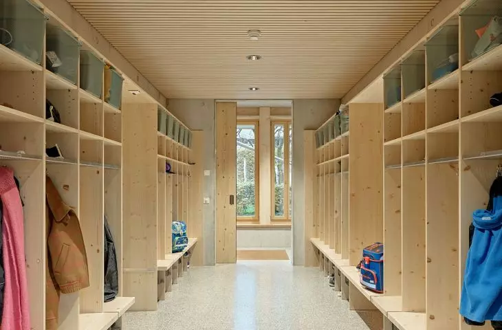 The new Bossard Schule building in Unterägeri, designed by Gut Deubelbeiss Nill Architekten