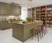 Kitchen with the Szafir sliding system