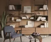 Living Room - Bookshelf with the Orto System