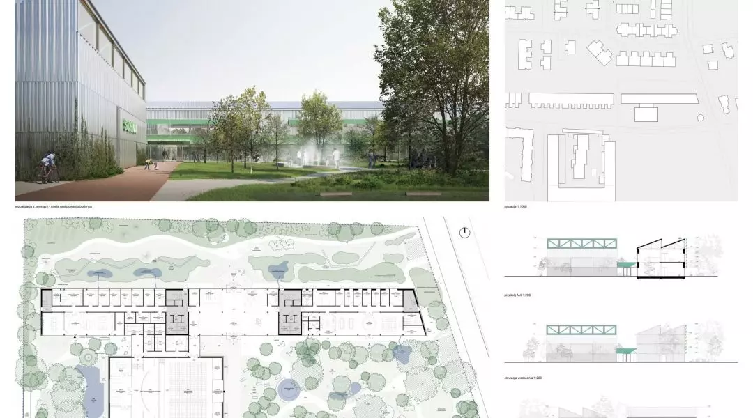 II Nagroda, proj.: Zygmunt Borawski Architekt, Jan Przedpełski