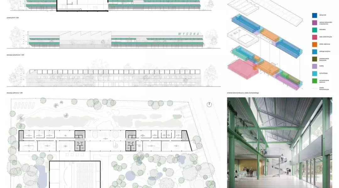 II Nagroda, proj.: Zygmunt Borawski Architekt, Jan Przedpełski