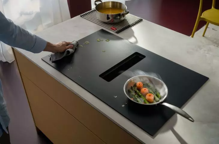 Franke Mythos 2gether Slide Cooktop with Range Hood
