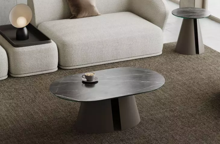 The TORINO and BRA tables from the Piemonte collection