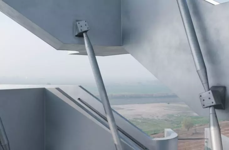 Chenhu Migratory Bird Observation Tower w Wuhan projektu Xiang Architects