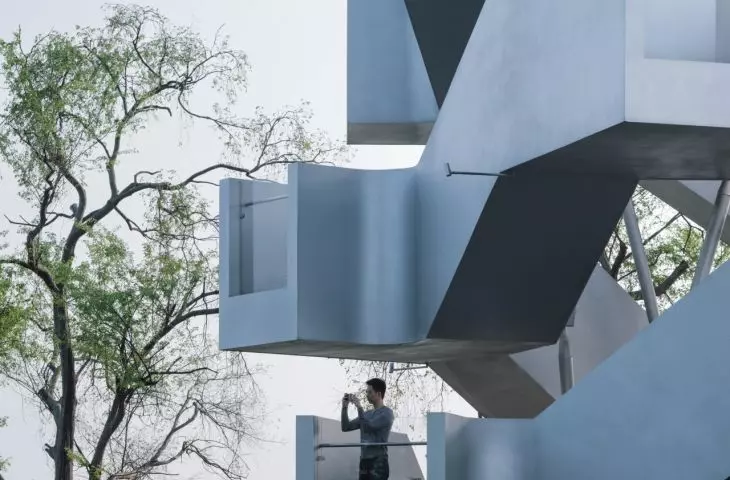 Chenhu Migratory Bird Observation Tower w Wuhan projektu Xiang Architects