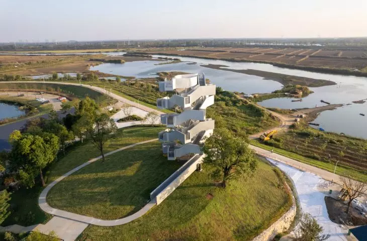 Chenhu Migratory Bird Observation Tower w Wuhan projektu Xiang Architects