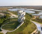 Chenhu Migratory Bird Observation Tower in Wuhan, designed by Xiang Architects