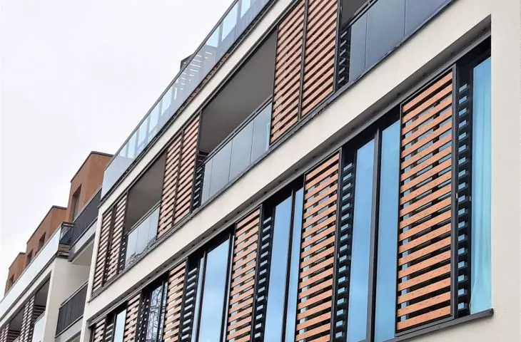 Unusual use of lamellas - development of housing estates