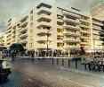 Apartments, services, and retail spaces are planned for Międzytorzy.  However, these renderings are no longer current. 