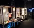 strefa warsztatów Sztuki Światła przygotowana przez ATRIA Sztuka Światła podczas Lighting Design Event — przestrzeń do poznawania i porównywania rzeczywistych efektów światła