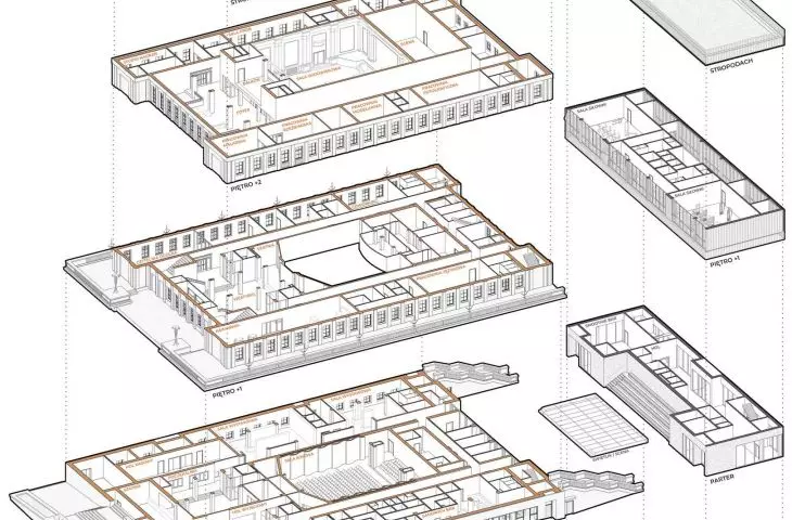 exploded axonometric projection
