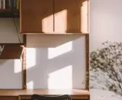 Wooden bookcase